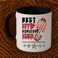 Best Effin Bonus Dad Ever Thanks For Putting With My Mom Coffee Mug thumb 2