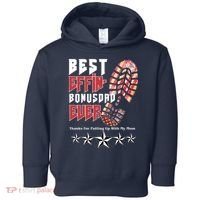 Best Effin Bonus Dad Ever Thanks For Putting With My Mom Toddler Hoodie thumb 0