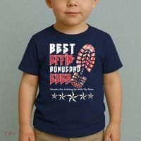 Best Effin Bonus Dad Ever Thanks For Putting With My Mom Toddler T-Shirt thumb 2