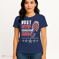 Best Effin Bonus Dad Ever Thanks For Putting With My Mom Women's T-Shirt thumb 4