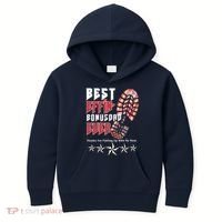 Best Effin Bonus Dad Ever Thanks For Putting With My Mom Kids Hoodie thumb 0