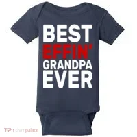 Best Effin Grandpa Ever Baby Bodysuit thumb 0