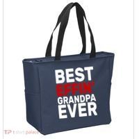 Best Effin Grandpa Ever Tote Bag thumb 2