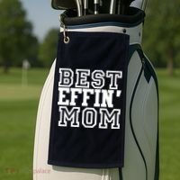 Best Effin Mom Golf Towel thumb 2