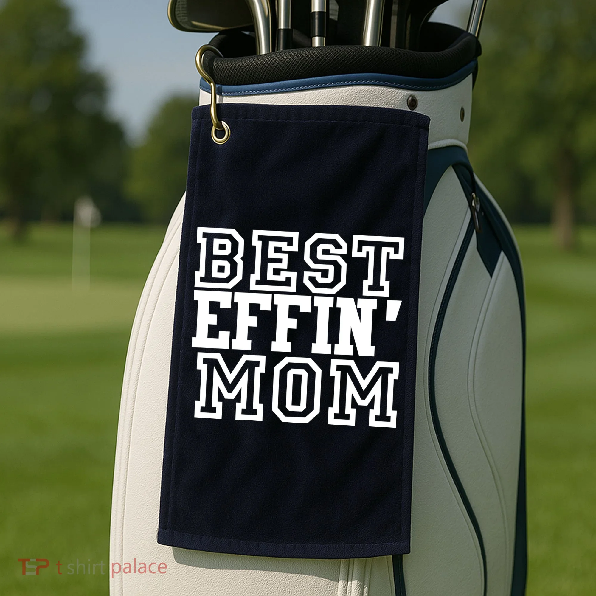 Best Effin Mom Golf Towel