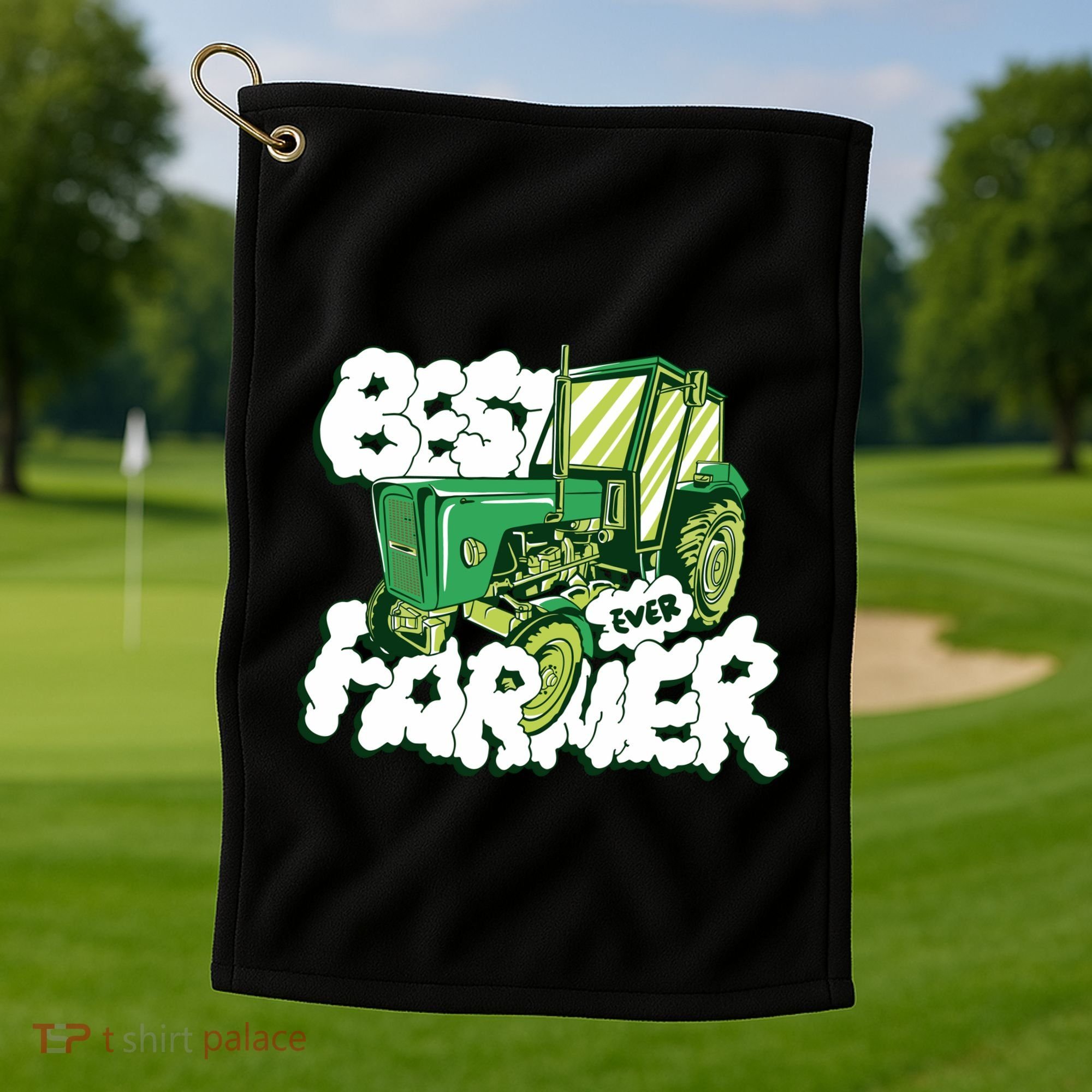 Best Farmer Ever Golf Towel