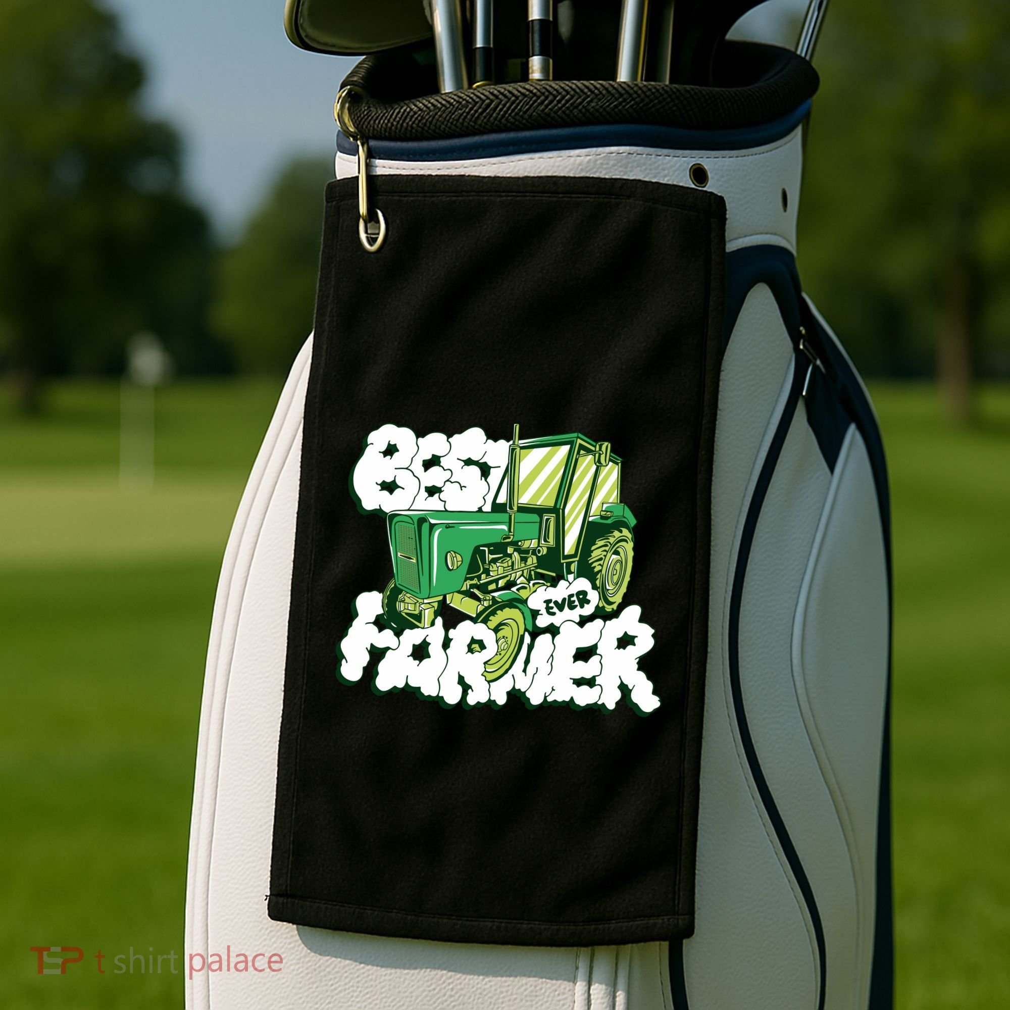 Best Farmer Ever Golf Towel
