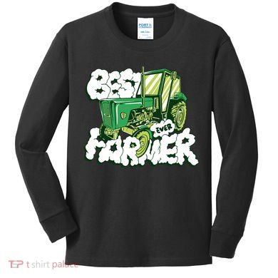 Best Farmer Ever Kids Long Sleeve Shirt