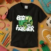 Best Farmer Ever Kids T-Shirt thumb 3