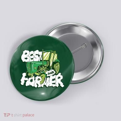Best Farmer Ever Button