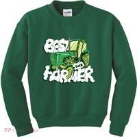 Best Farmer Ever Kids Sweatshirt thumb 0