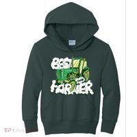 Best Farmer Ever Kids Hoodie thumb 0