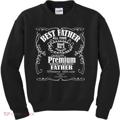 Best Father Off All Time Kids Sweatshirt
