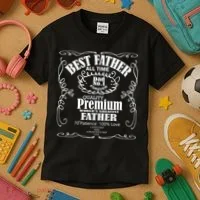 Best Father Off All Time Kids T-Shirt thumb 3