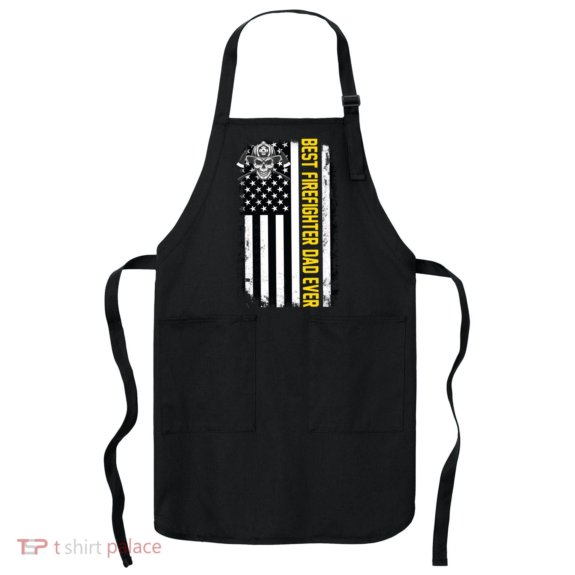 Best Firefighter Dad Ever Flag Apron