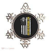 Best Firefighter Dad Ever Flag Ornament thumb 0