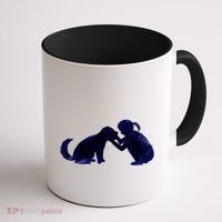 Best Friends Child With Dog Coffee Mug thumb 1