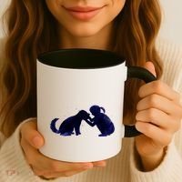 Best Friends Child With Dog Coffee Mug thumb 3