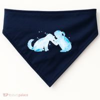 Best Friends Child With Dog USA-Made Doggie Bandana thumb 0