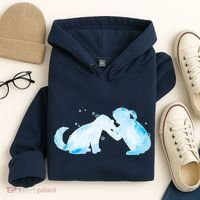 Best Friends Child With Dog Hoodie thumb 4