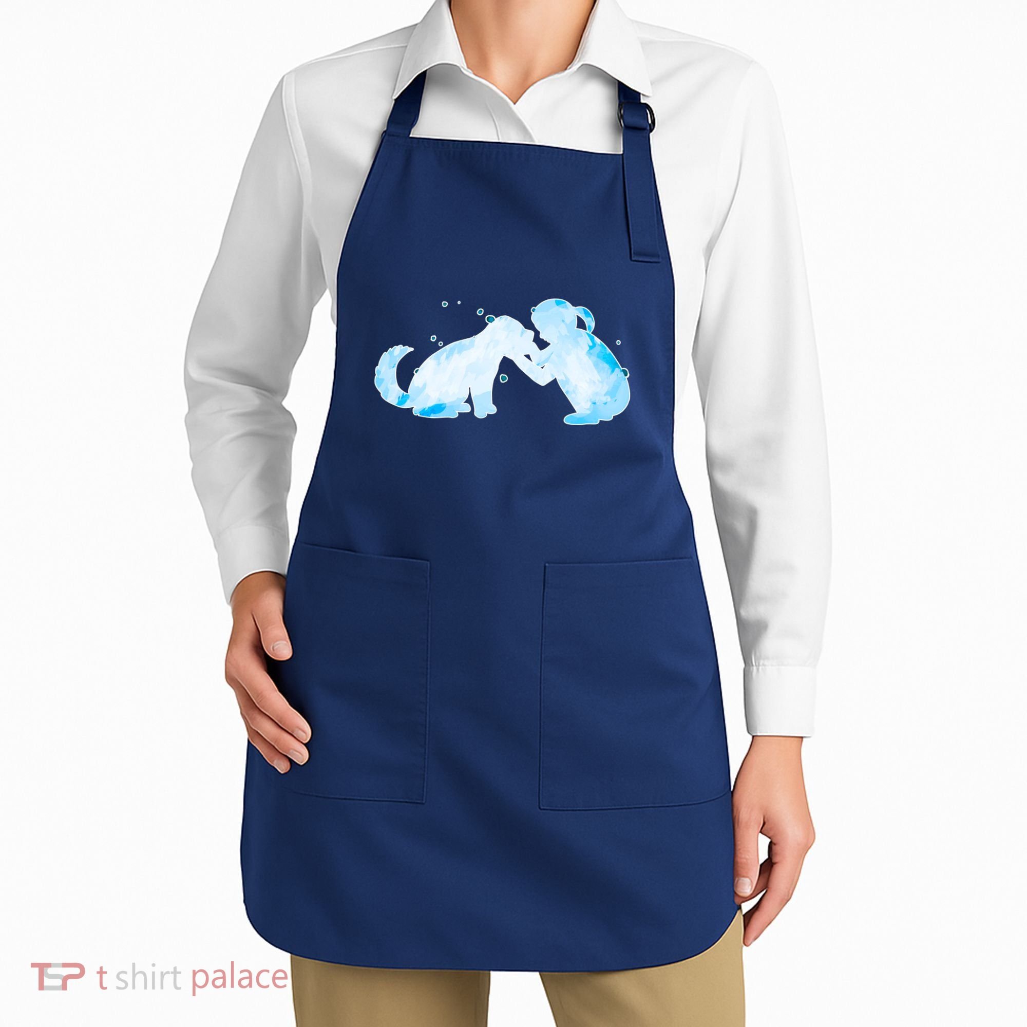 Best Friends Child With Dog Apron