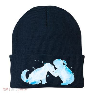 Best Friends Child With Dog Beanie