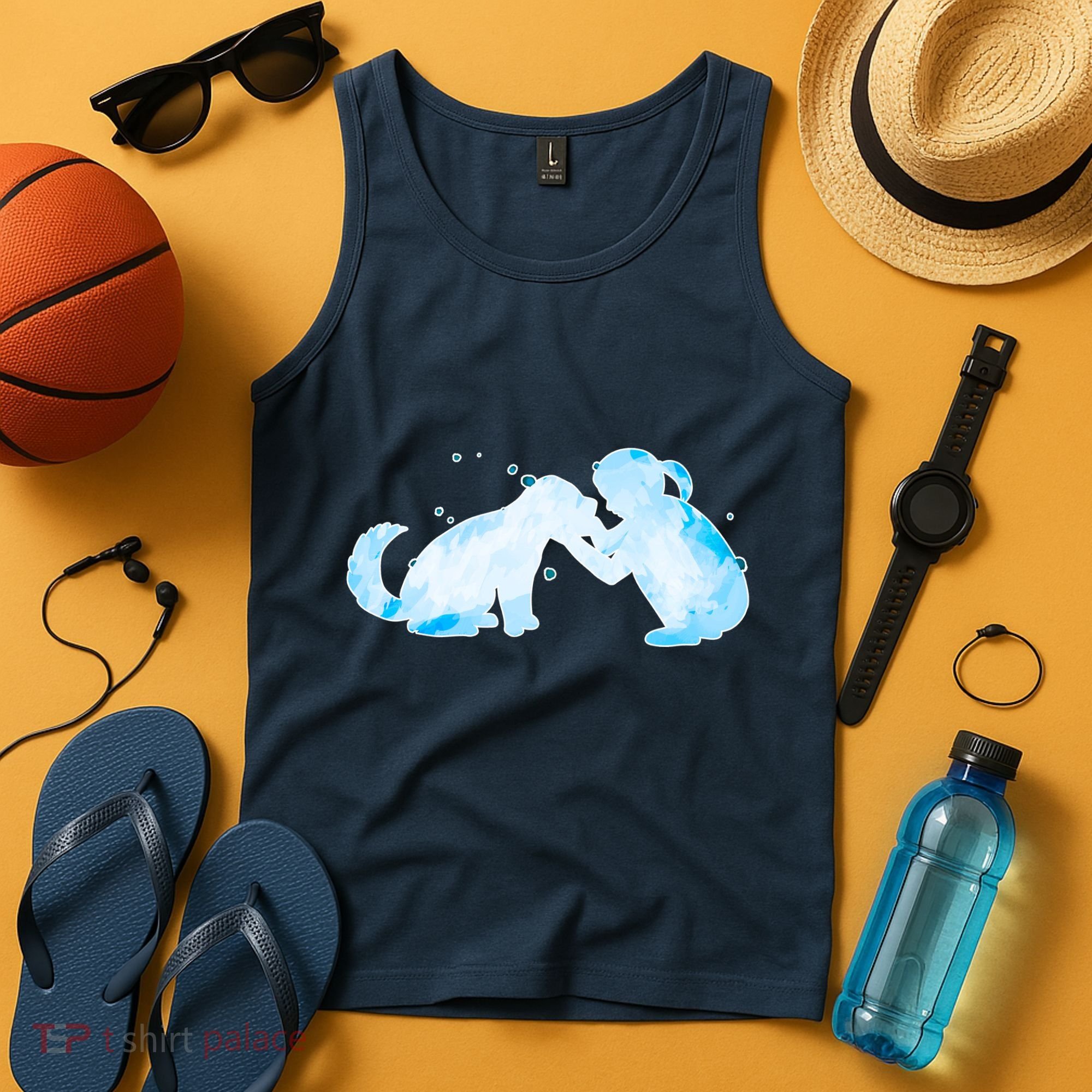 Best Friends Child With Dog Tank Top