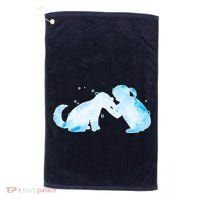 Best Friends Child With Dog Golf Towel thumb 0