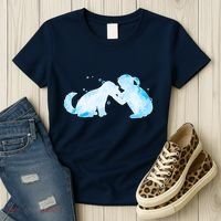 Best Friends Child With Dog Women's T-Shirt thumb 3