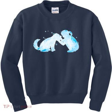 Best Friends Child With Dog Kids Sweatshirt