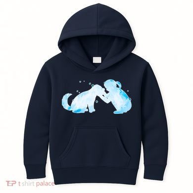 Best Friends Child With Dog Kids Hoodie