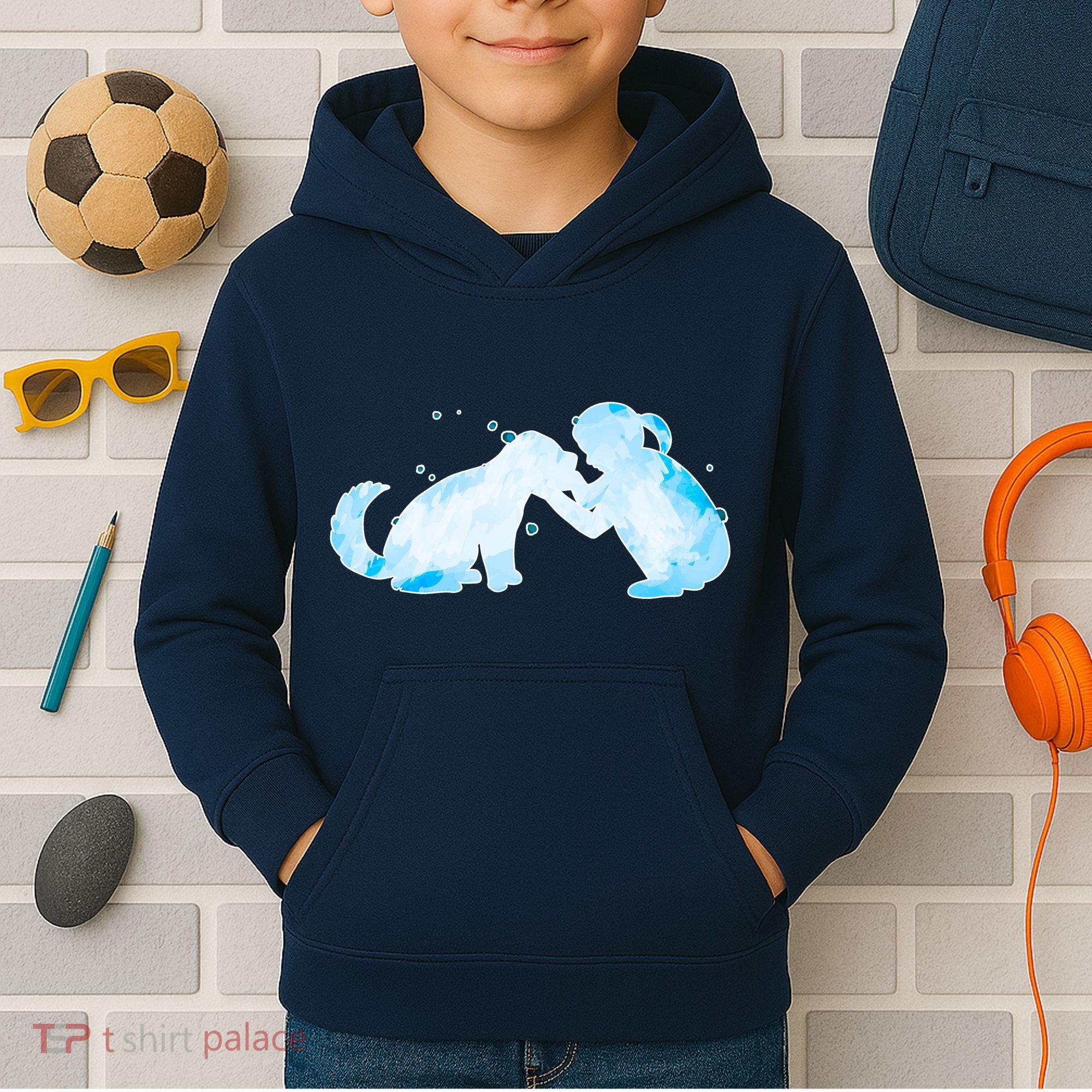 Best Friends Child With Dog Kids Hoodie