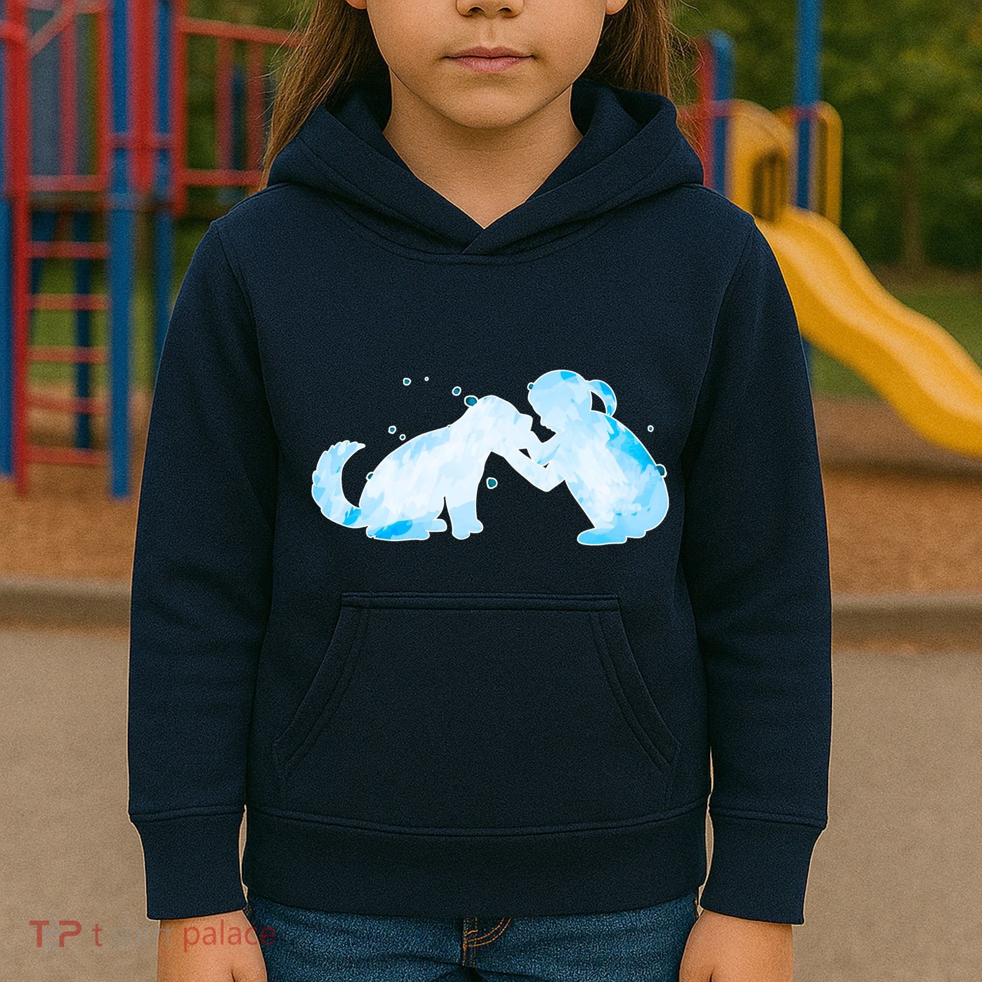 Best Friends Child With Dog Kids Hoodie