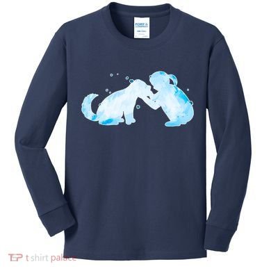 Best Friends Child With Dog Kids Long Sleeve Shirt