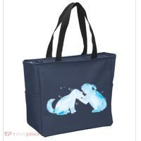 Best Friends Child With Dog Tote Bag thumb 2