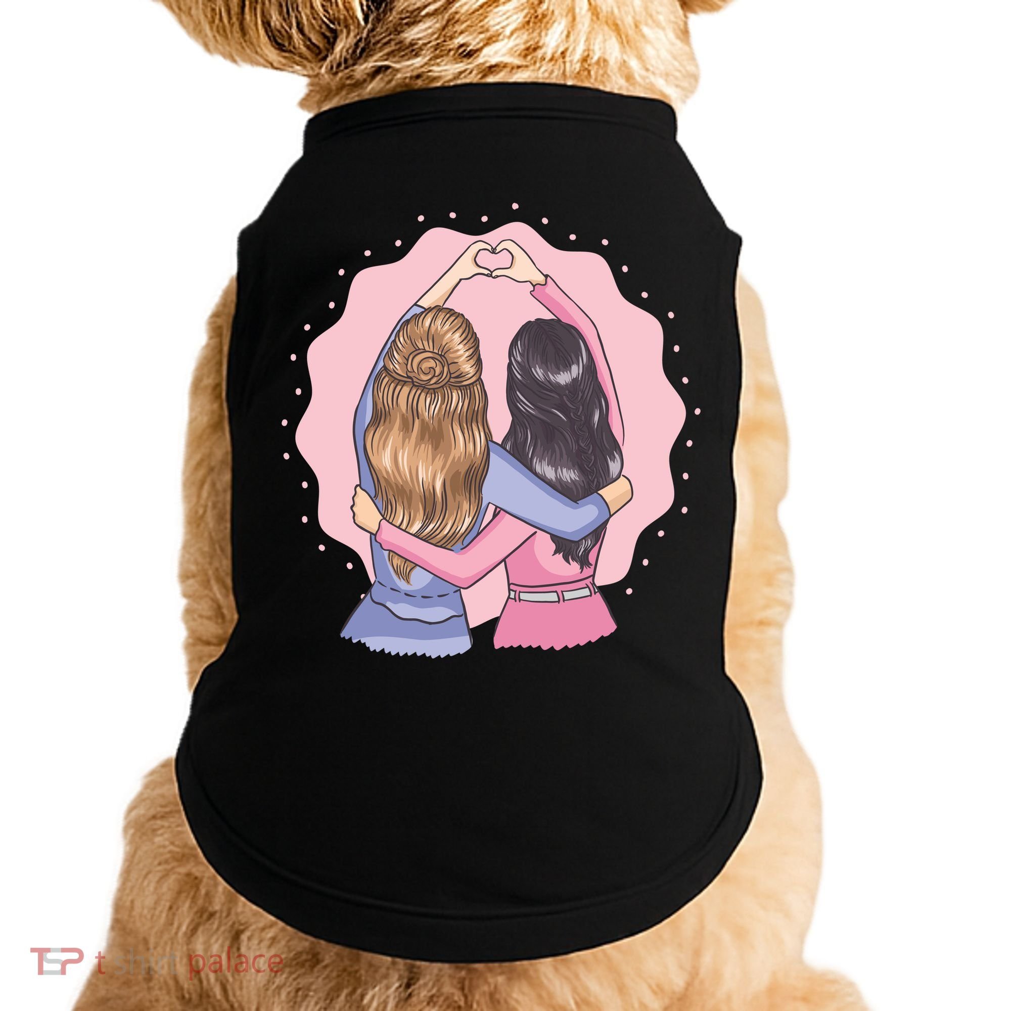 Best Friends Heart Doggie Tank
