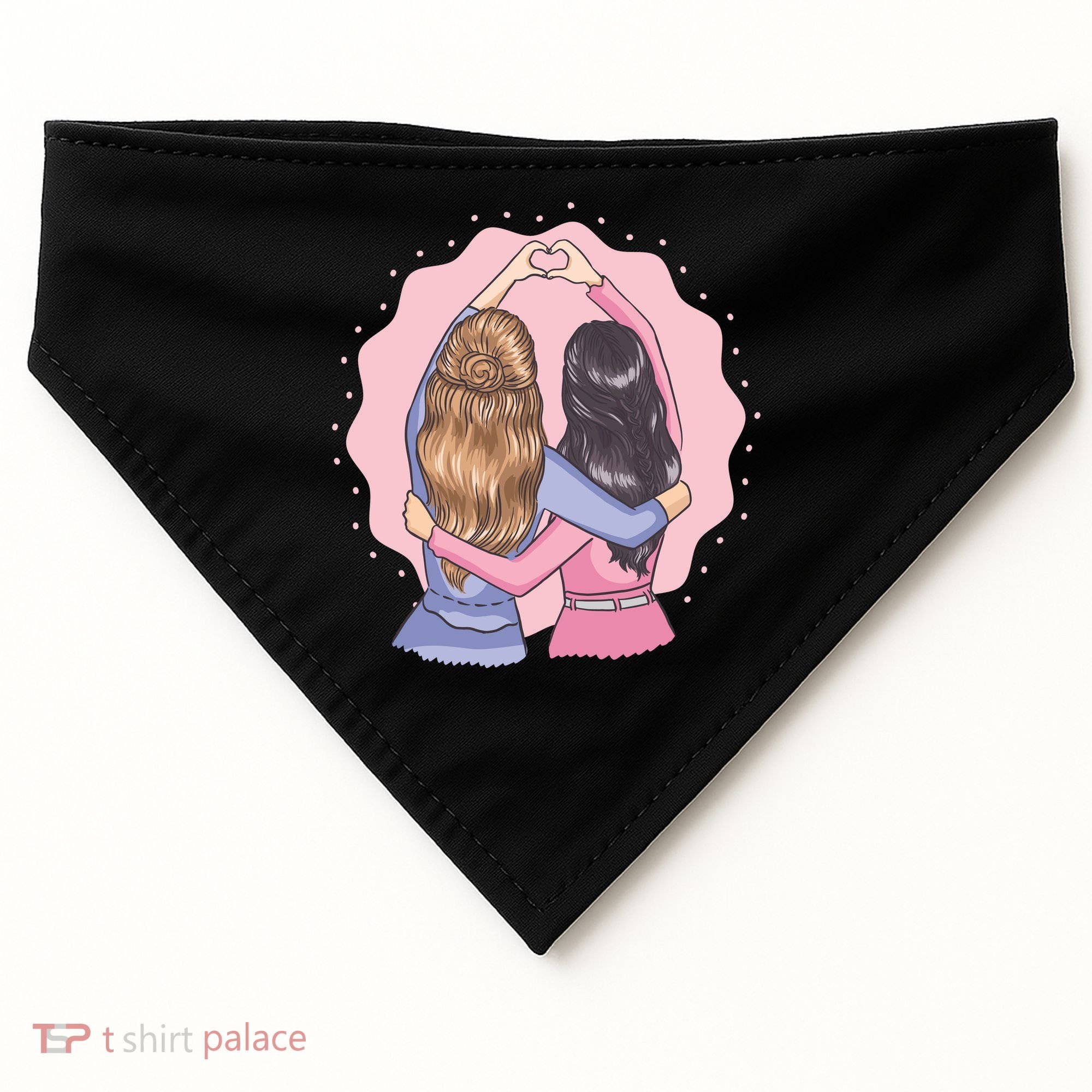Best Friends Heart USA-Made Doggie Bandana