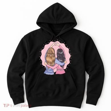 Best Friends Heart Hoodie