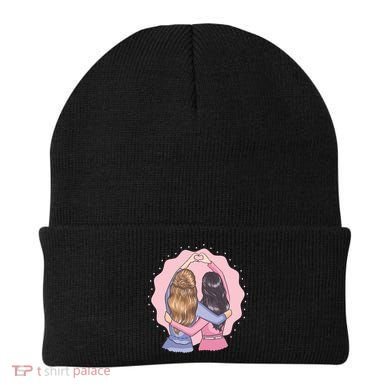 Best Friends Heart Beanie