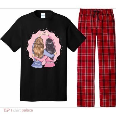 Best Friends Heart Pajama Set