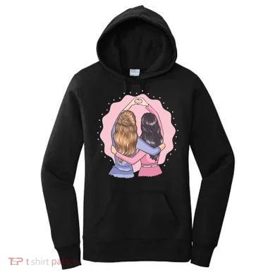 Best Friends Heart Women's Hoodie