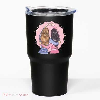 Best Friends Heart Tumbler