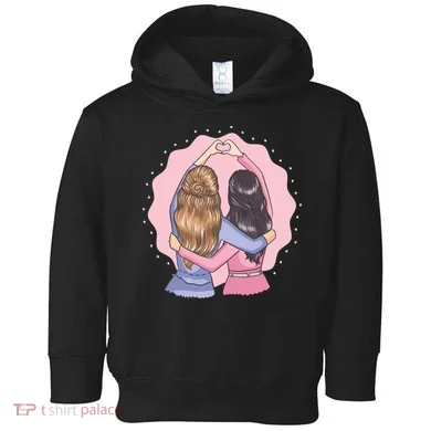 Best Friends Heart Toddler Hoodie