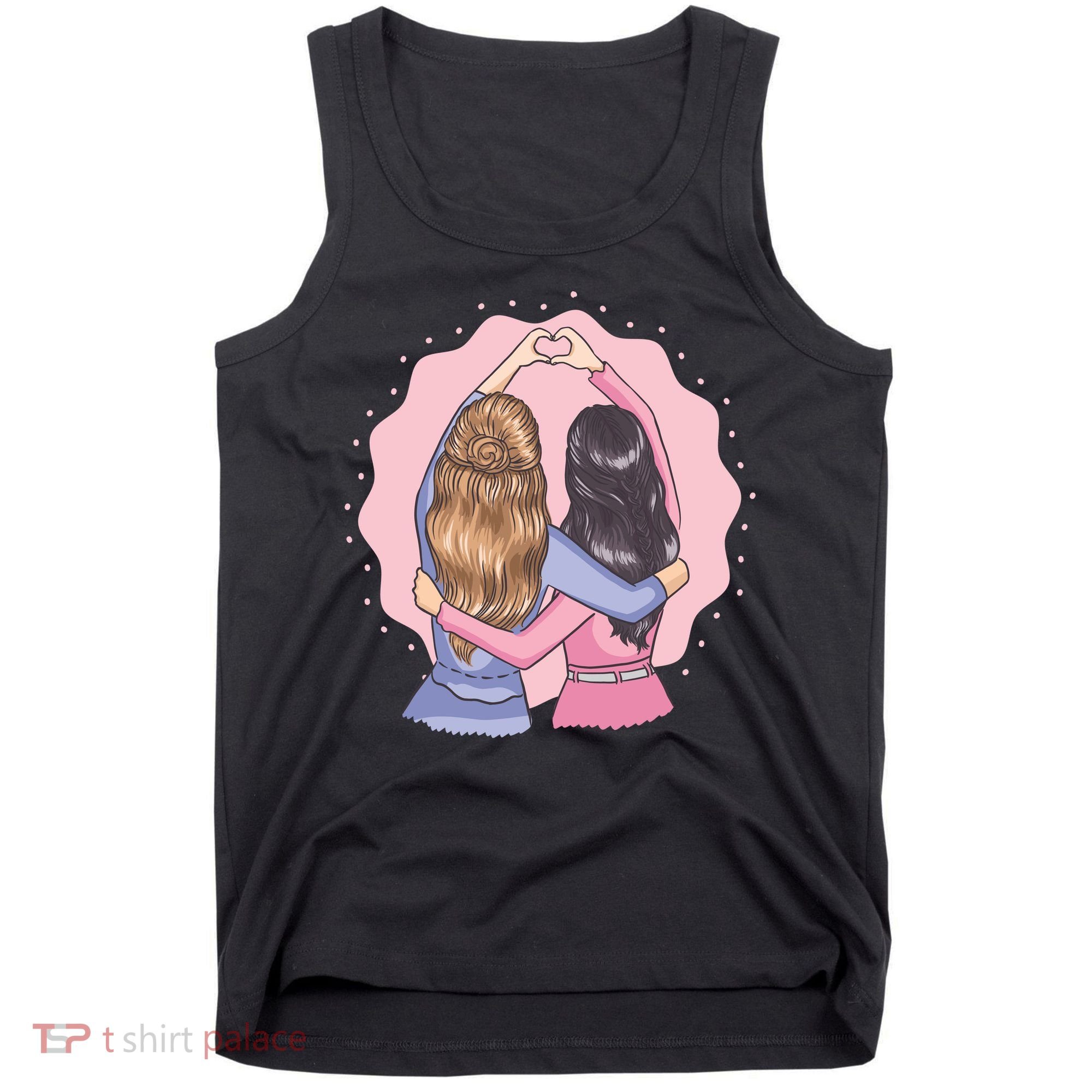 Best Friends Heart Tank Top