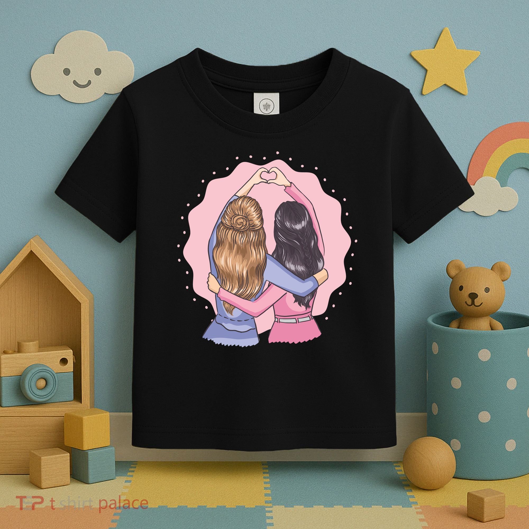 Best Friends Heart Toddler T-Shirt