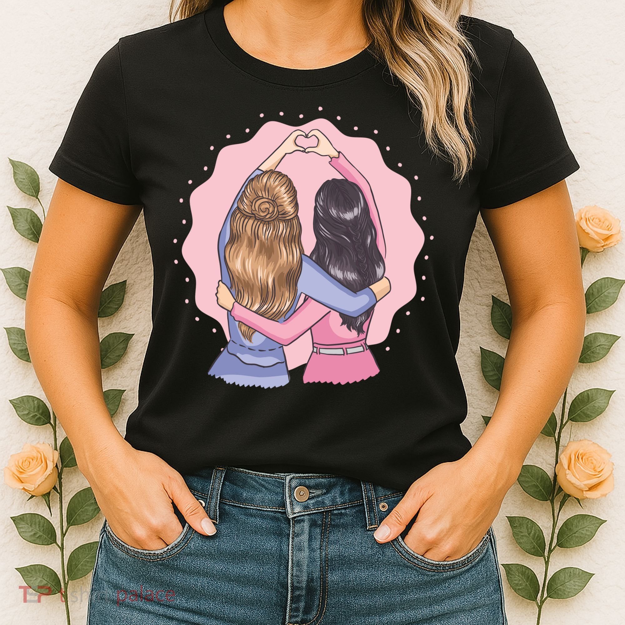 Best Friends Heart Women's T-Shirt