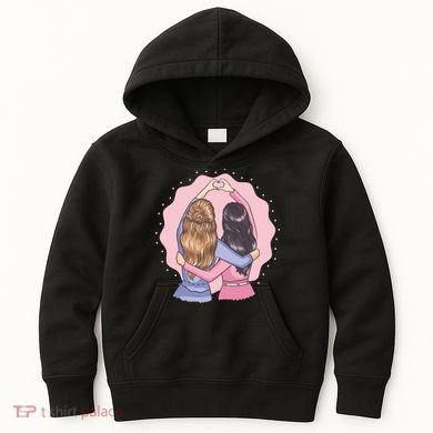 Best Friends Heart Kids Hoodie