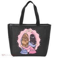 Best Friends Heart Tote Bag thumb 0