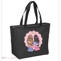 Best Friends Heart Tote Bag thumb 2