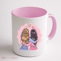 Best Friends Heart Coffee Mug thumb 1